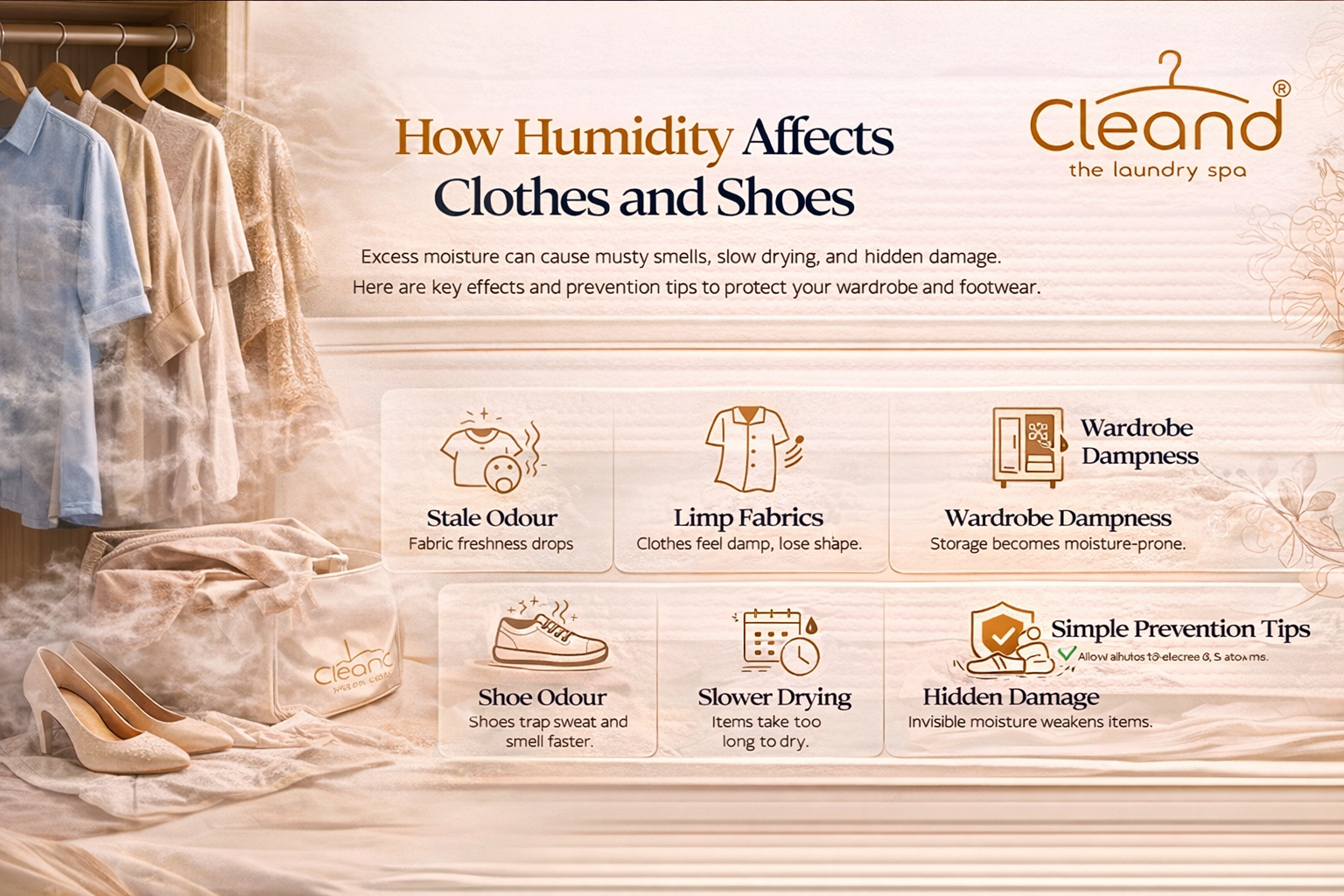 How Humidity Affects Clothes and Shoes