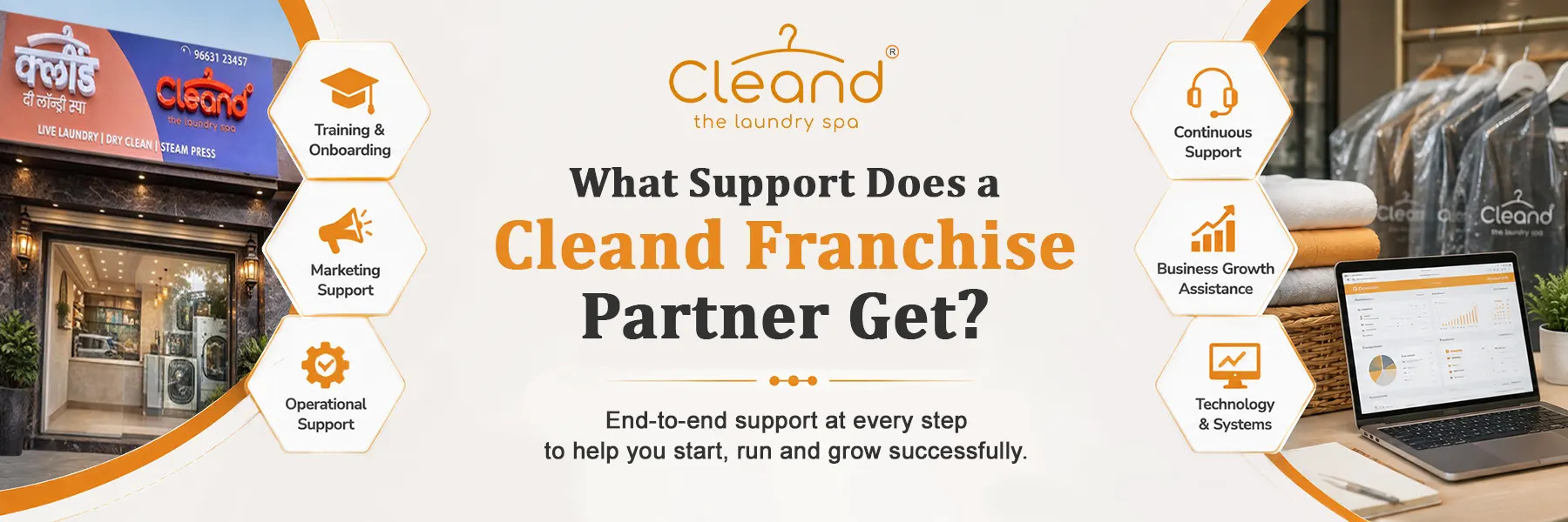 What Support Does a Cleand Franchise Partner Get?