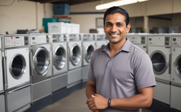 Indian Laundry Business Owner<br />
